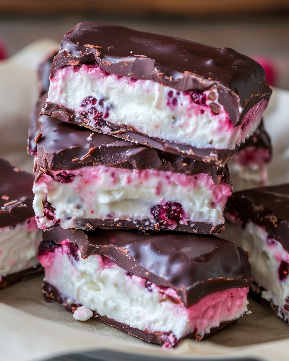 Sugar-Free Chocolate Raspberry Cream Bars