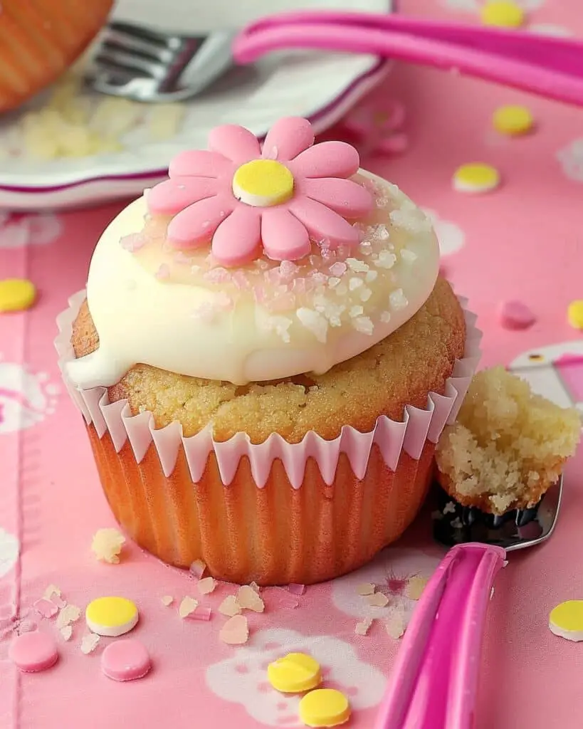Super Cute Daisy Cupcakes
