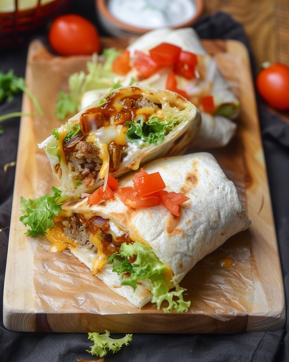 Weight Watchers Cheeseburger Crunch Wrap