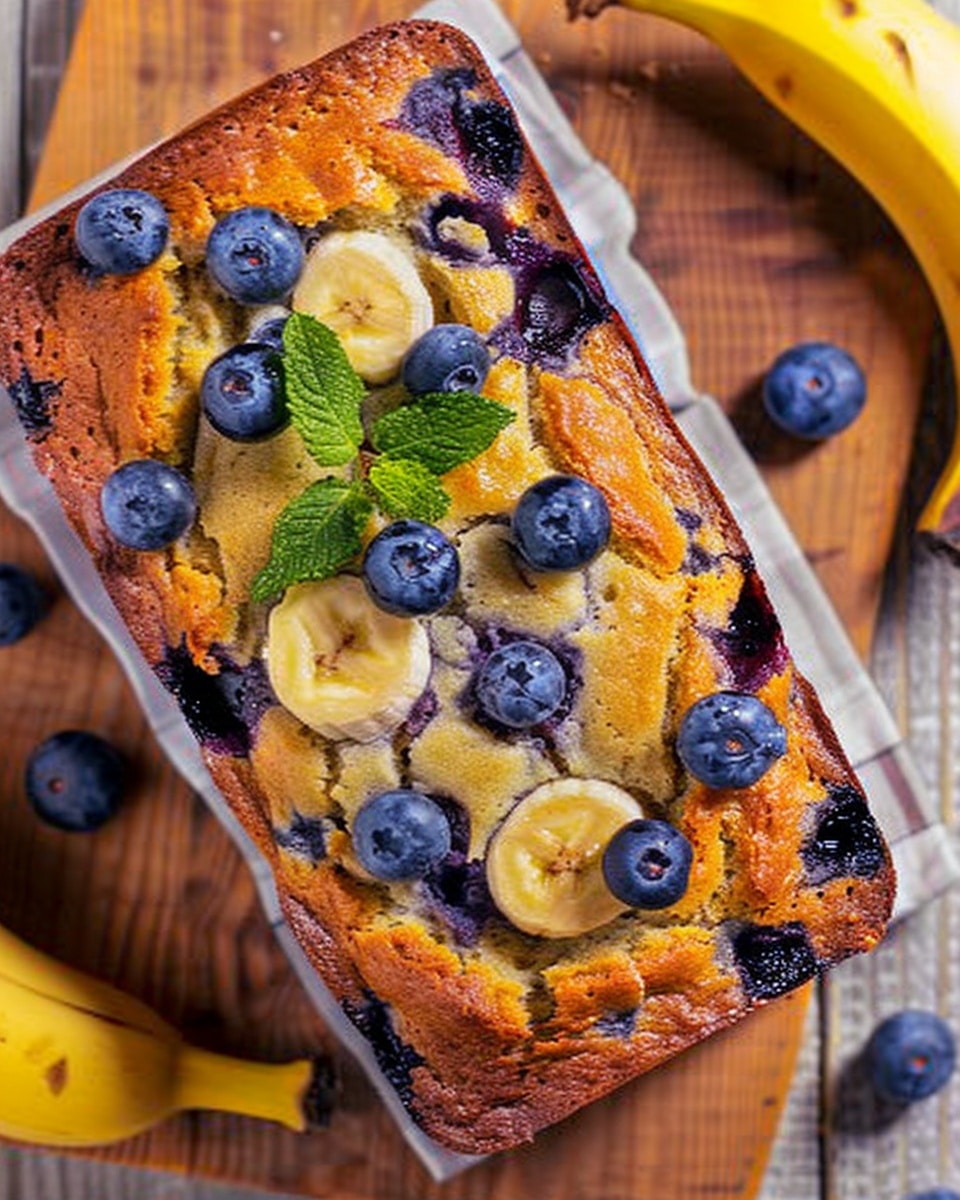 Blueberry Banana Bread