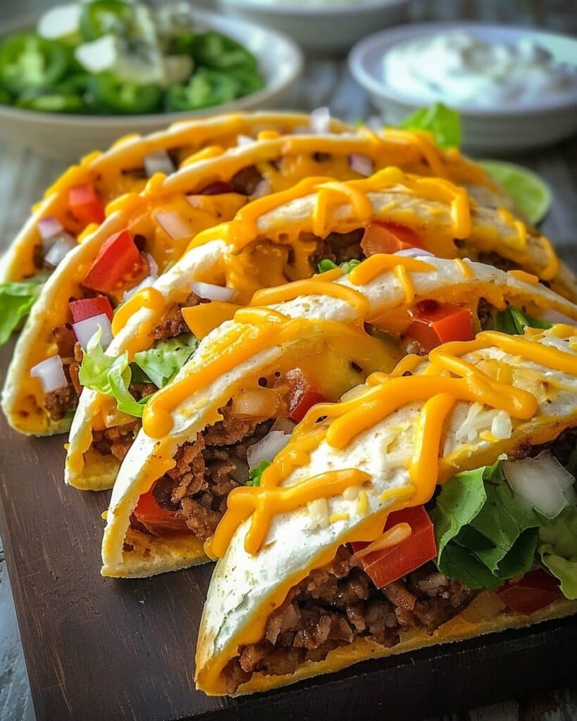 Air Fryer Cheesy Taco Bombs