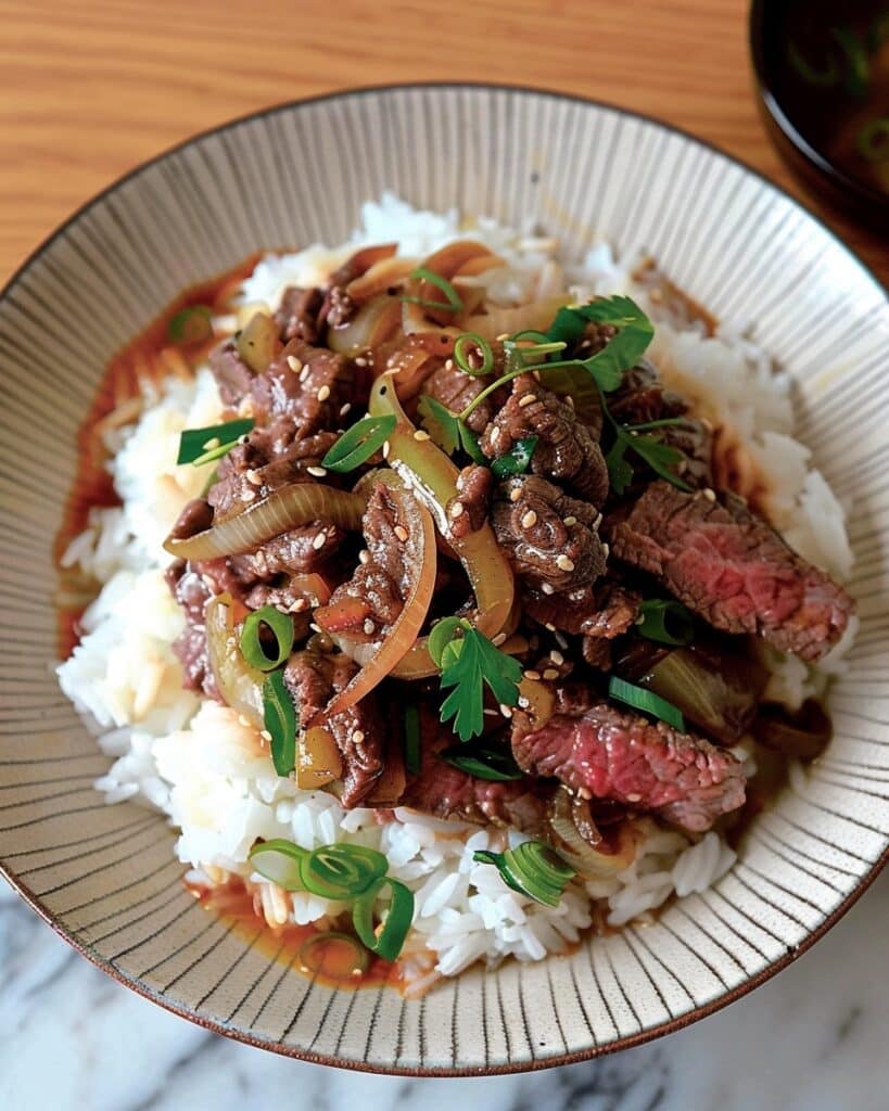 Beef and Onion Stir Fry – ready in 25 minutes