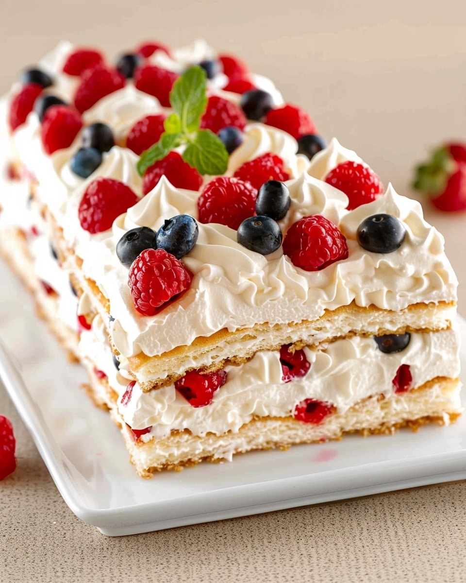 Berry Meringue Roulade