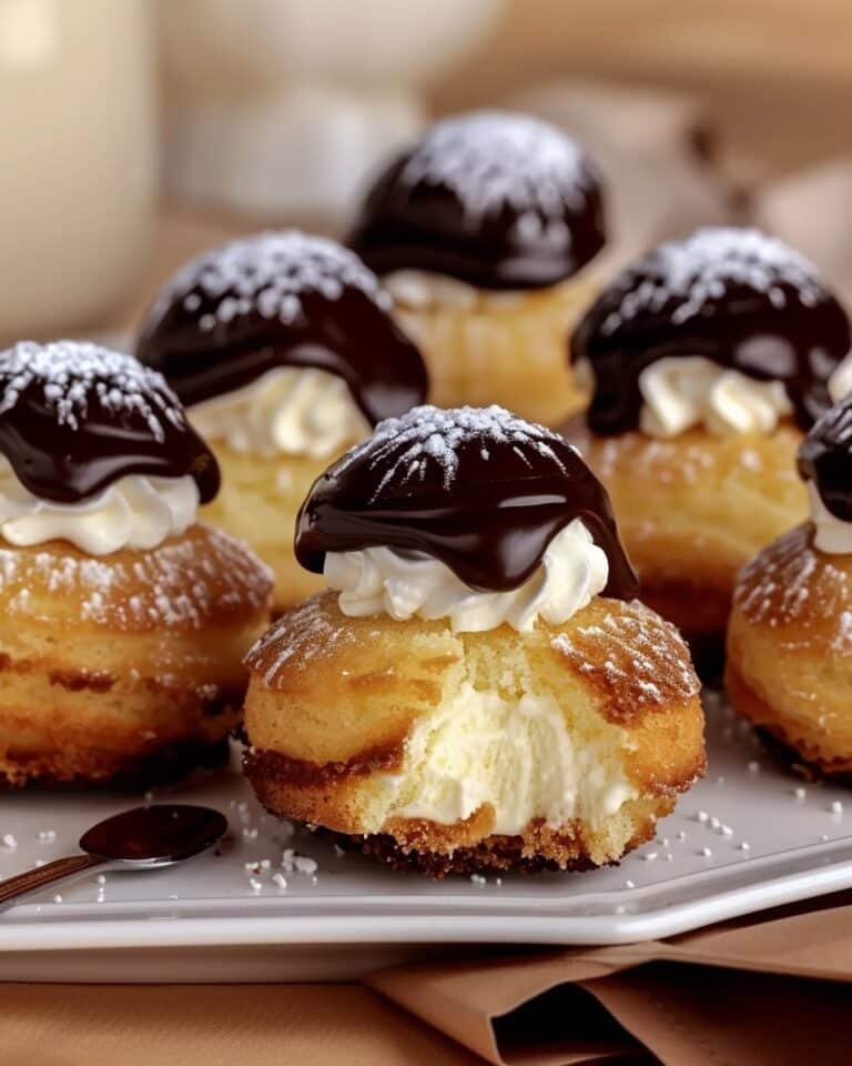 Boston Cream Pie Cookie Bites
