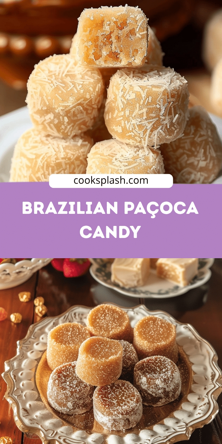 Pacaoca Brazilian Paçoca Candy | Cook Splash