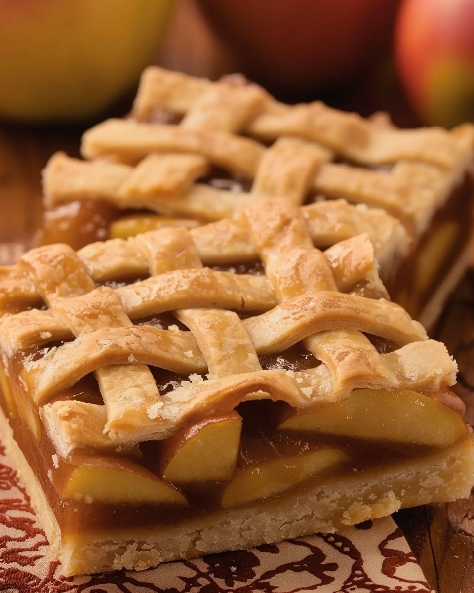 Caramel Apple Pie Bars