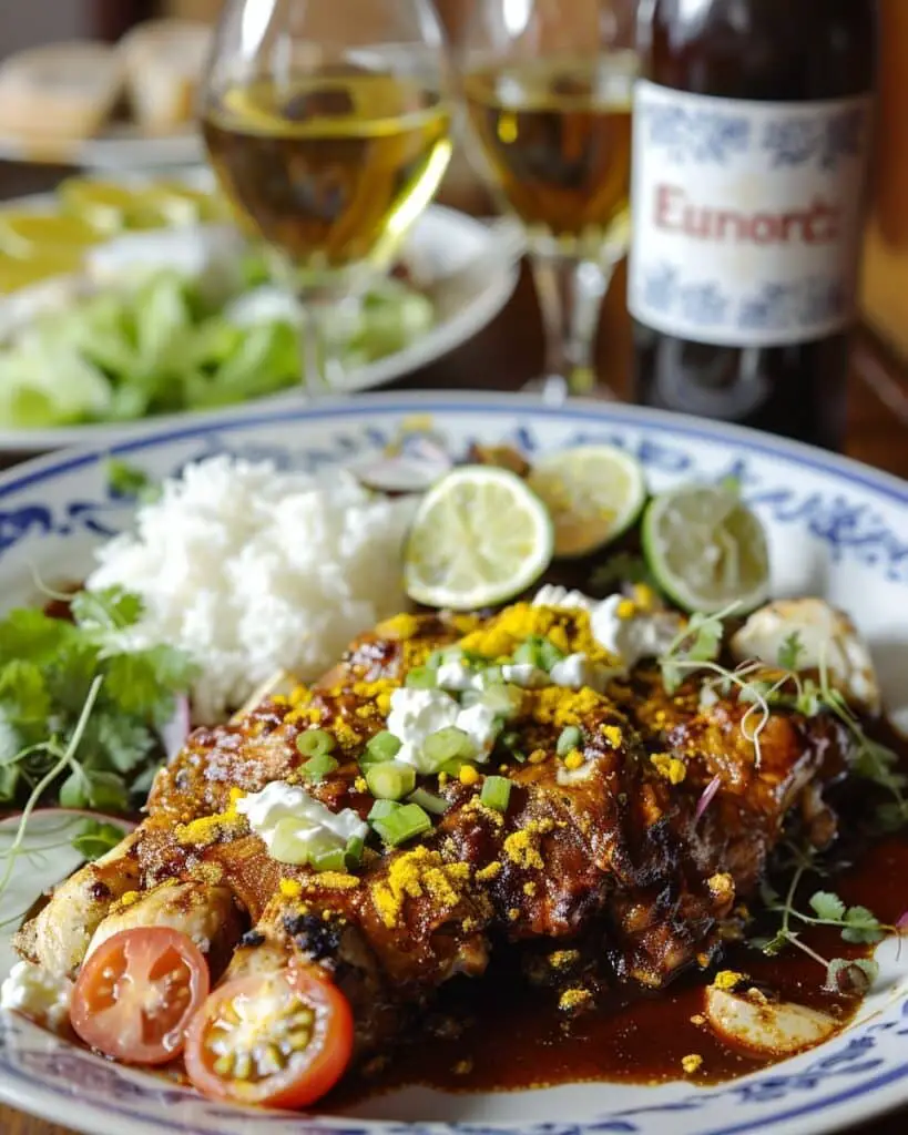 Enmoladas de Pollo al Estilo Guerrero