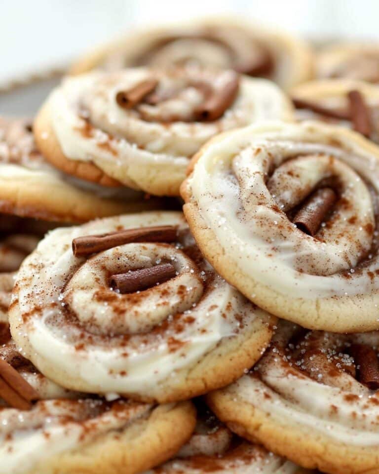 Cinnamon Roll Cheesecake Cookies