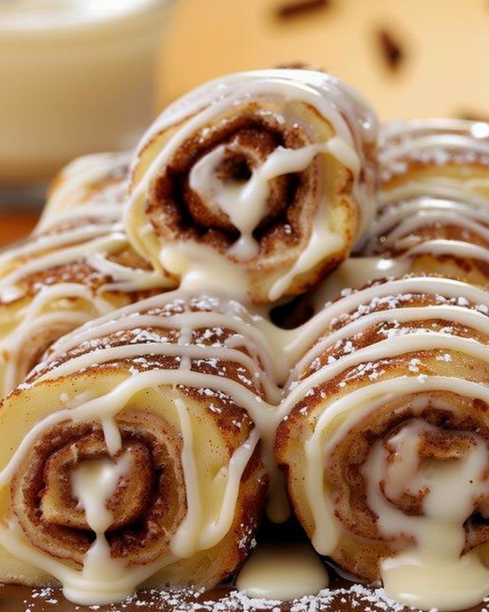Cinnamon Roll French Toast Roll-Ups