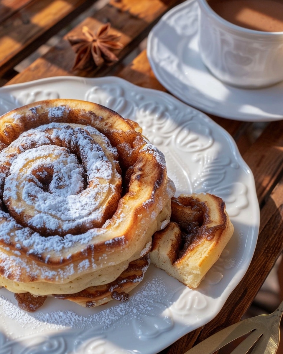 Cinnamon Roll Pancakes