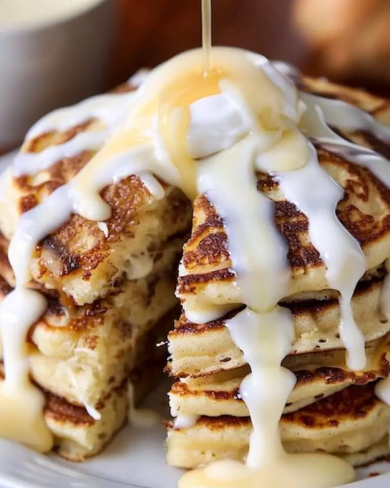 Cinnamon Roll Pancakes