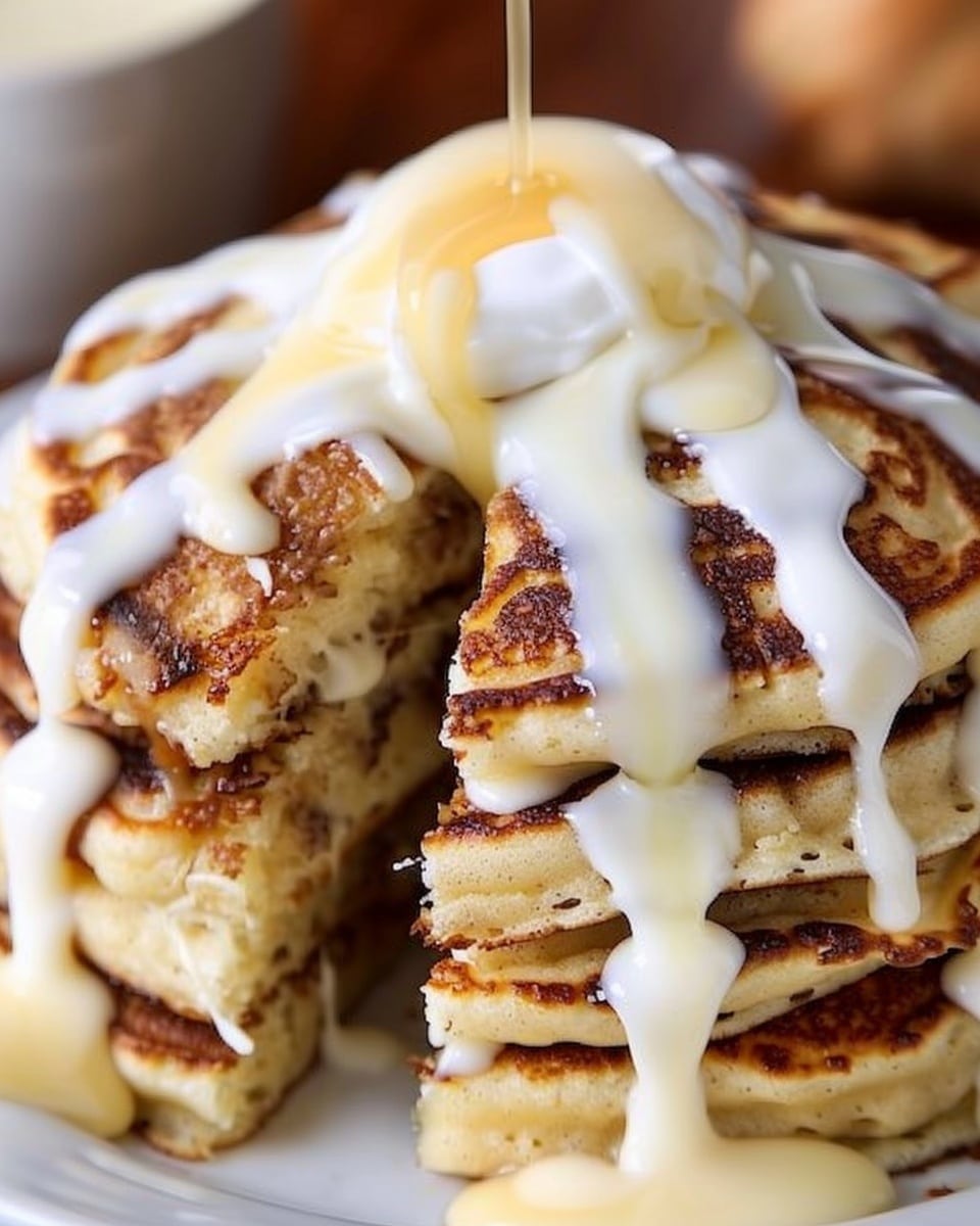Cinnamon Roll Pancakes