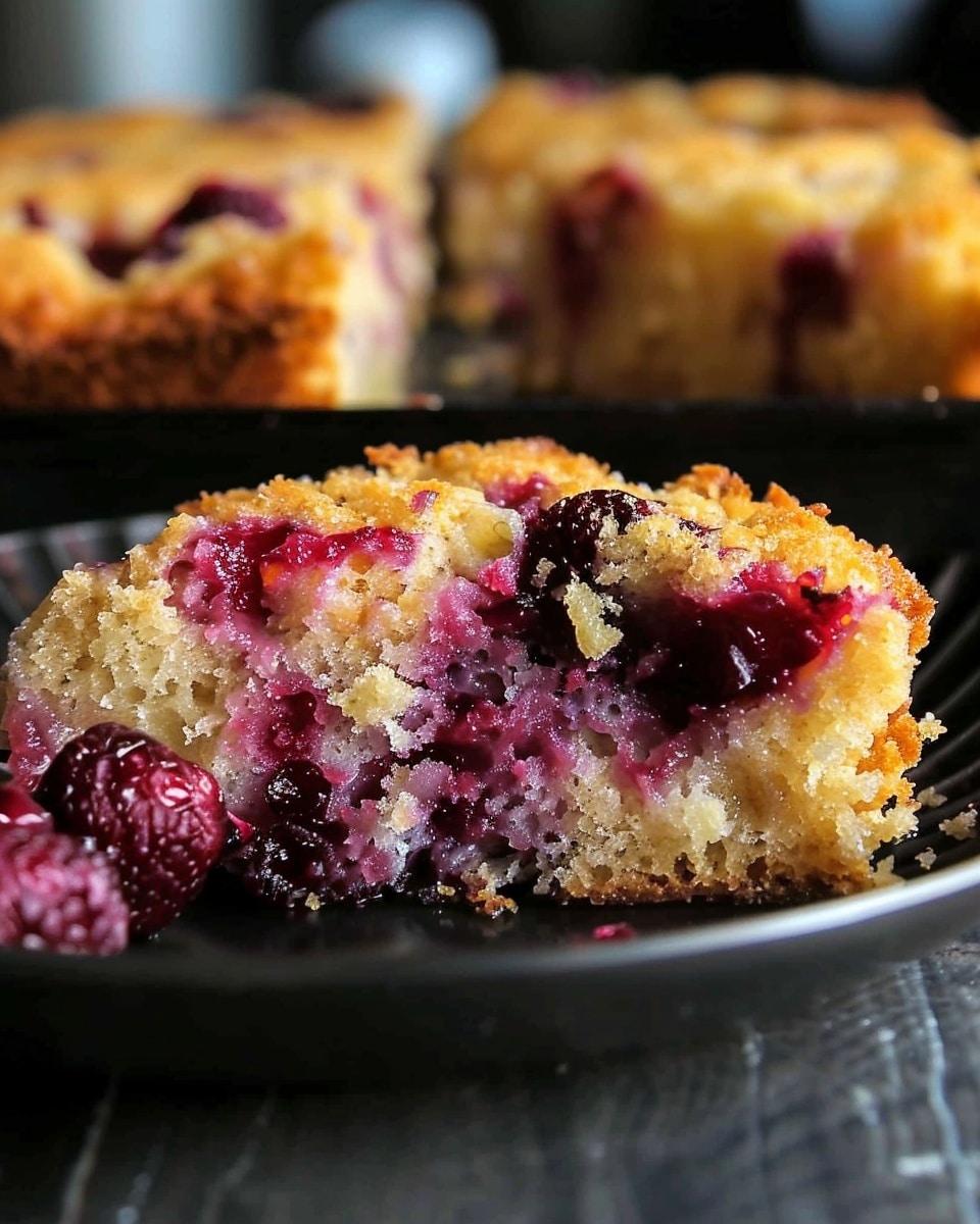 Cornmeal Berry Skillet Cake