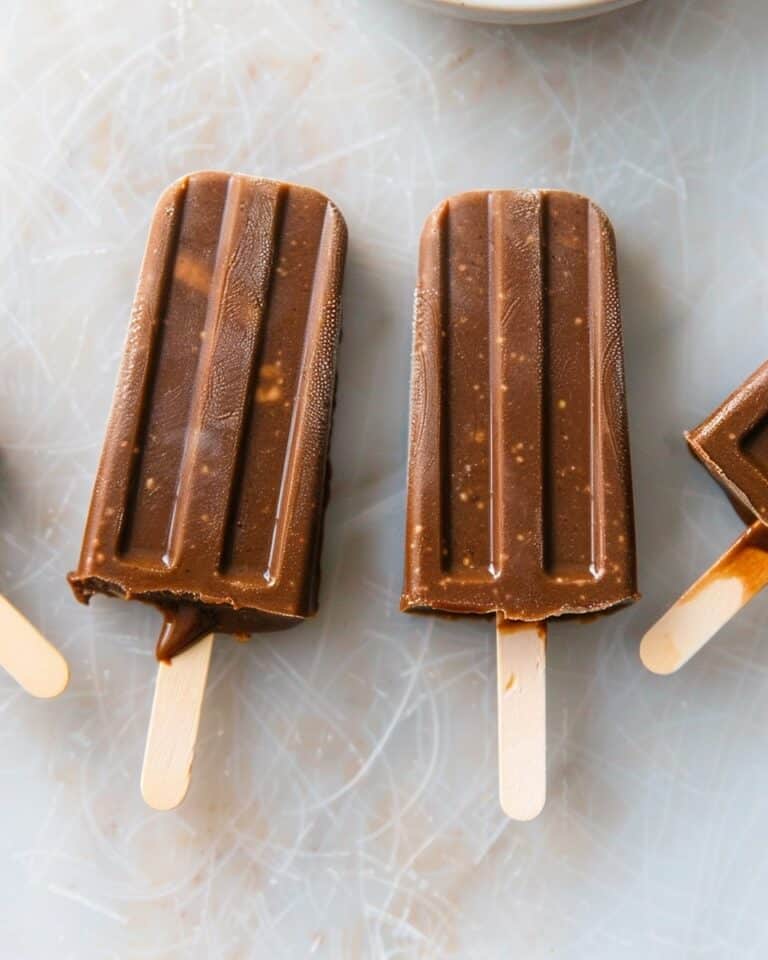 Creamy Chocolate Popsicles