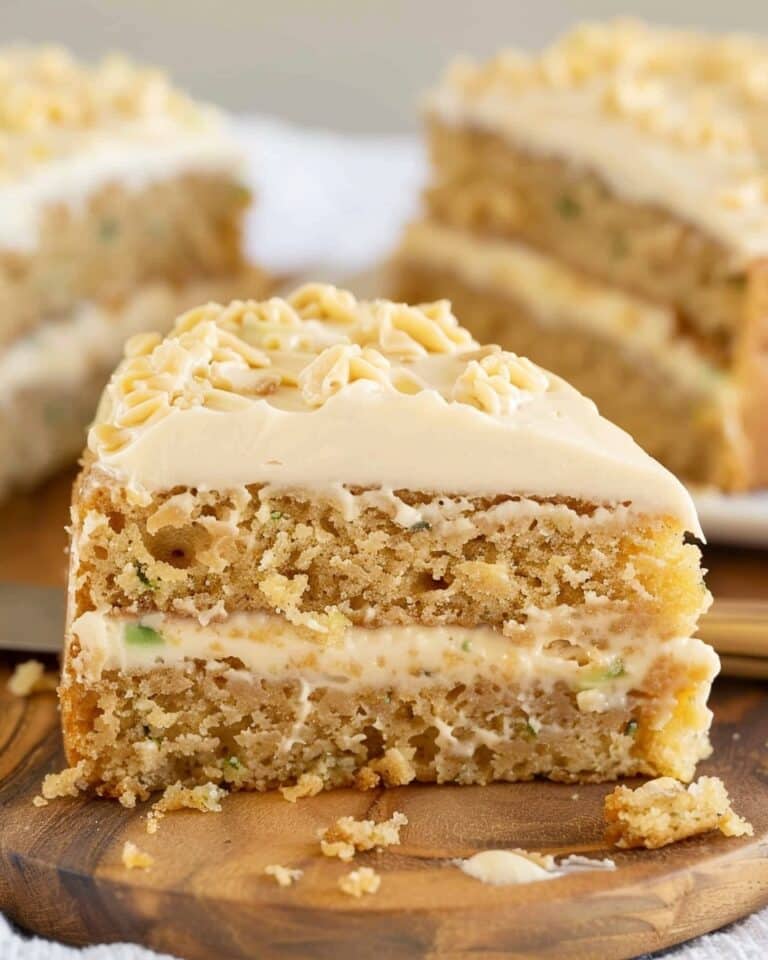 Keto Zucchini Bars with Creamy Caramel Frosting