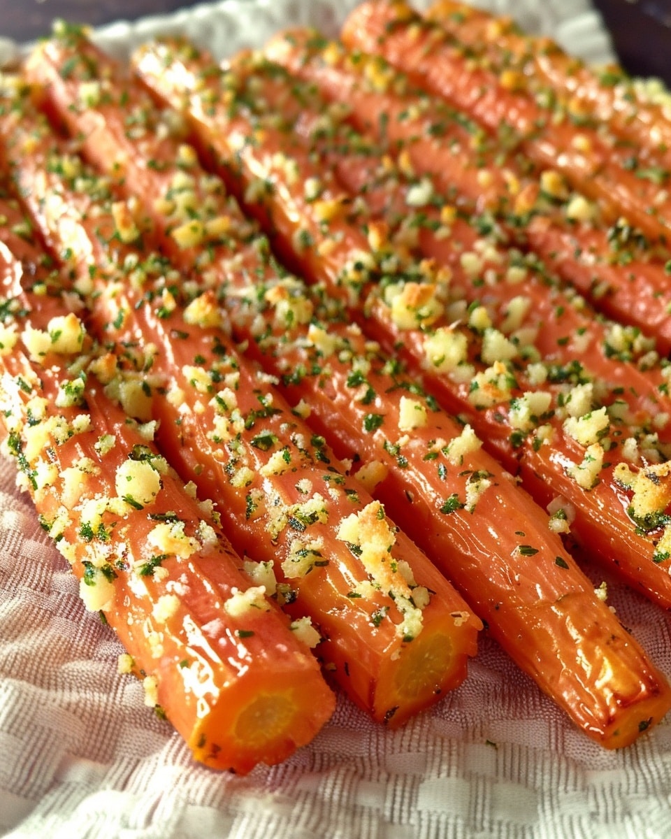 Crispy Parmesan Roasted Carrots