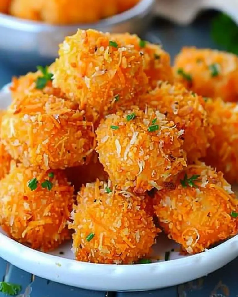 Crispy Parmesan Sweet Potato Bites