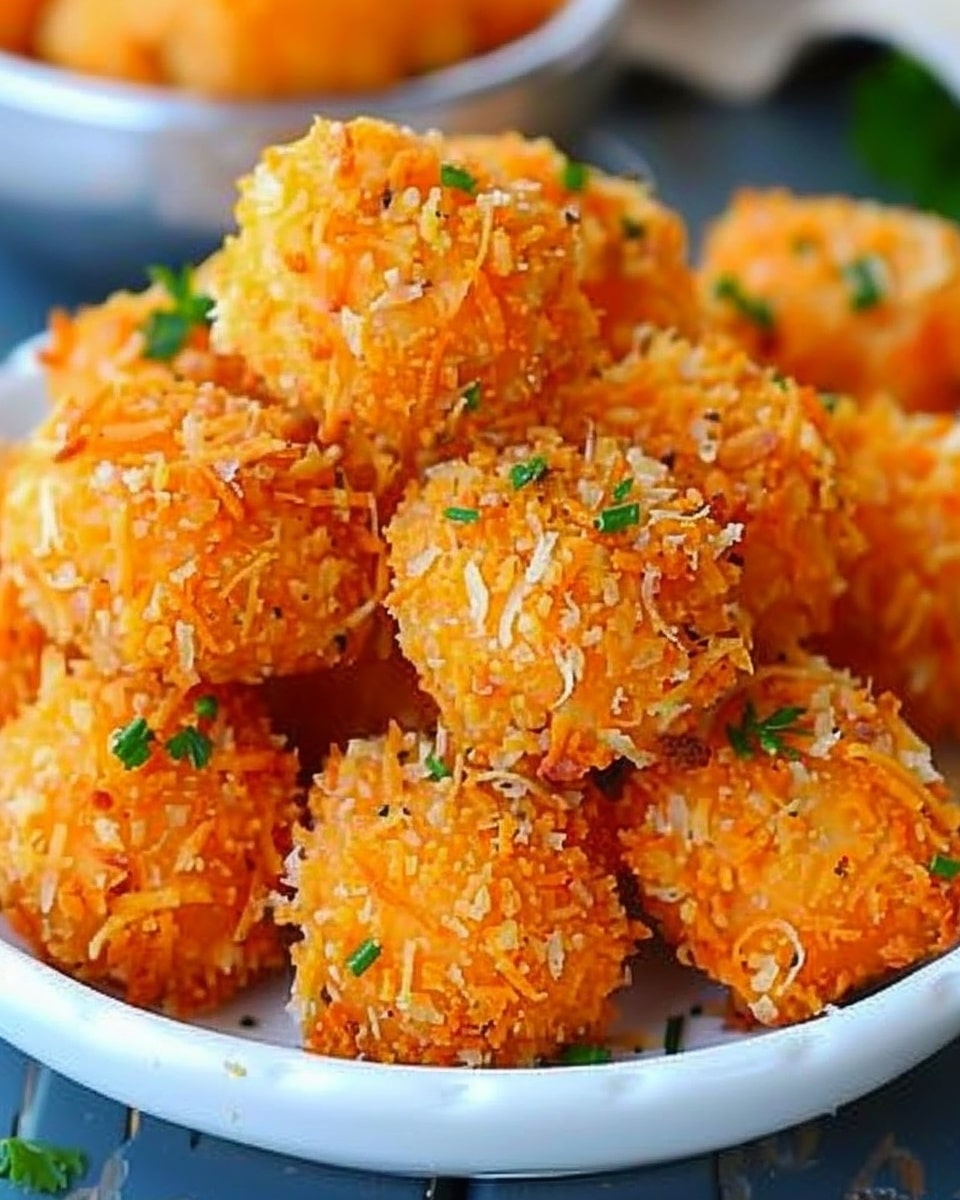Crispy Parmesan Sweet Potato Bites