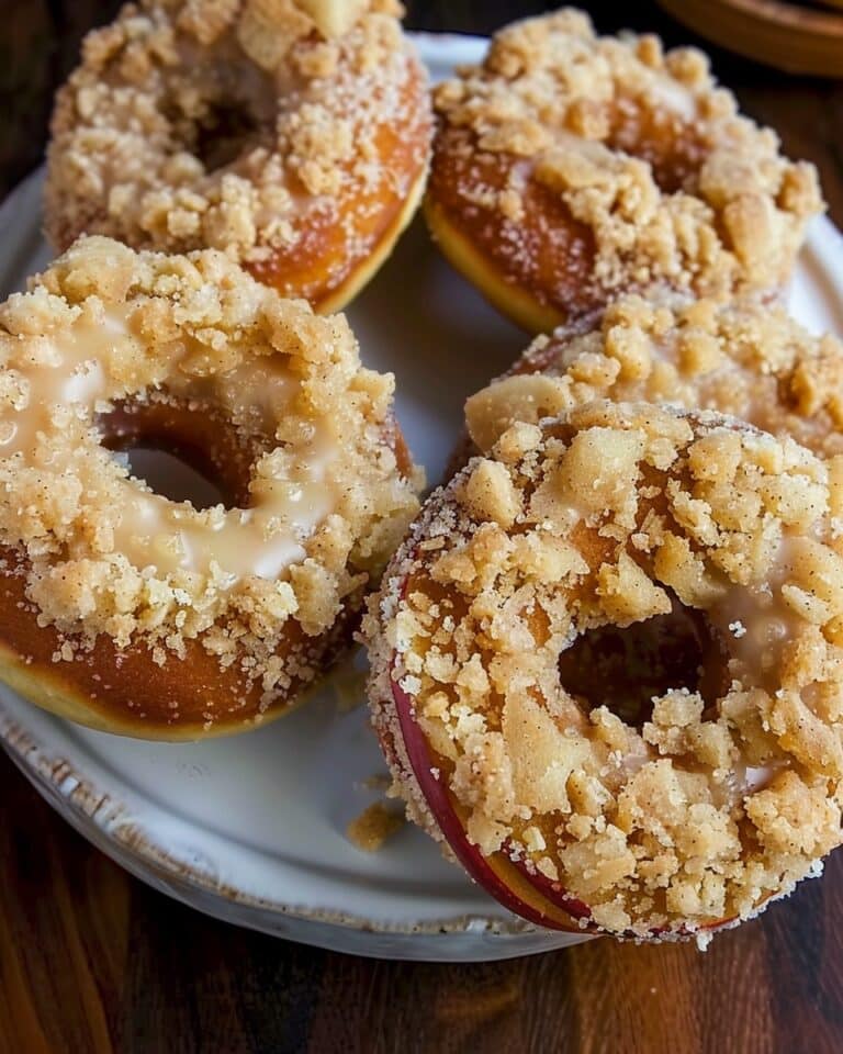 Easy Baked Apple Crumb Donuts