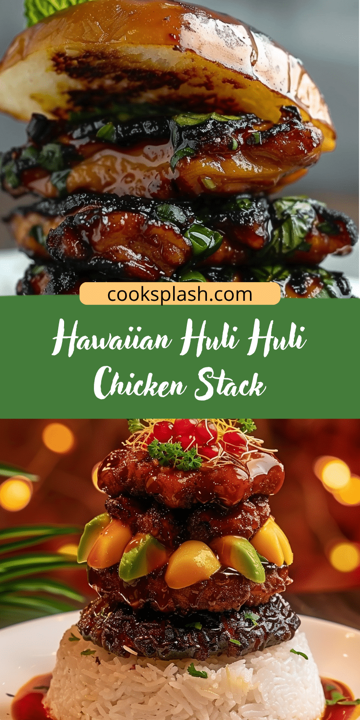 Ho to make Hawaiian Huli Huli Chicken Stack | Cook Splash