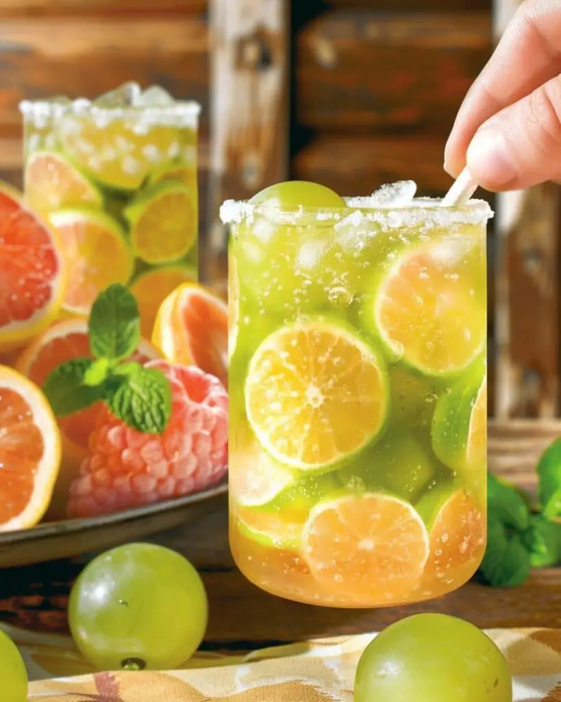 Boozy White Trash Grapes