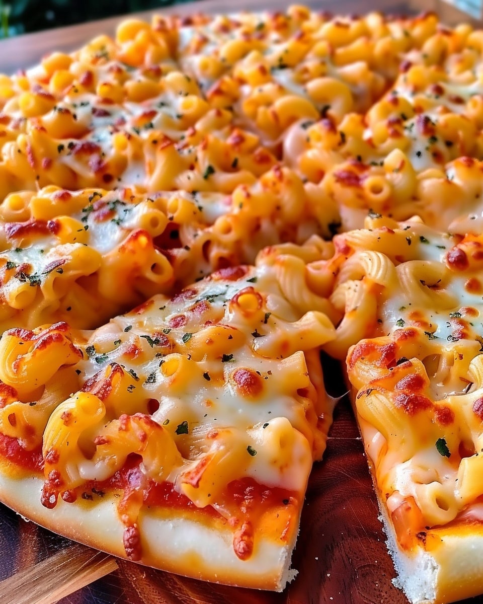 Macaroni and Cheese Pizza