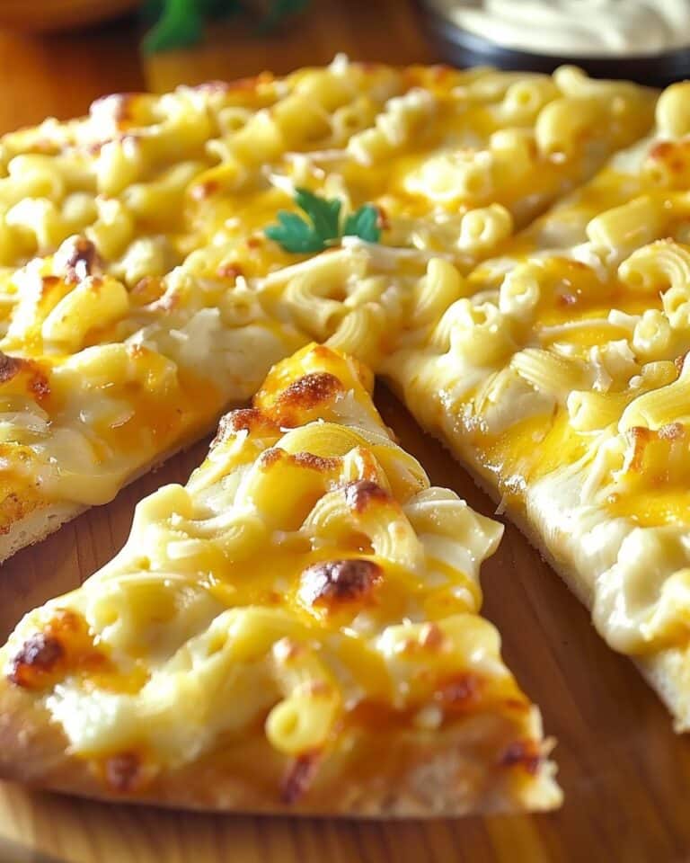 Macaroni and Cheese Pizza
