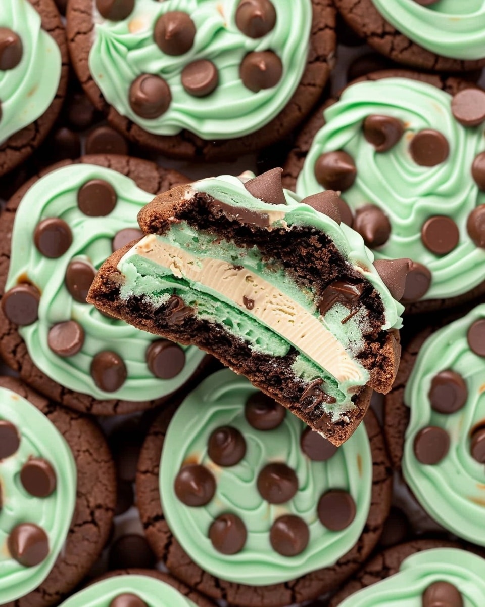 Chocolate Mint Cookies