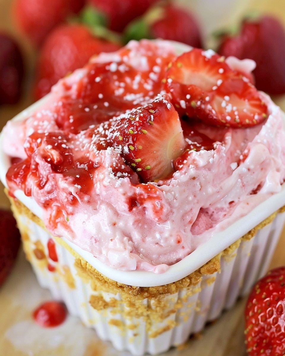 No-Bake Strawberry Delight