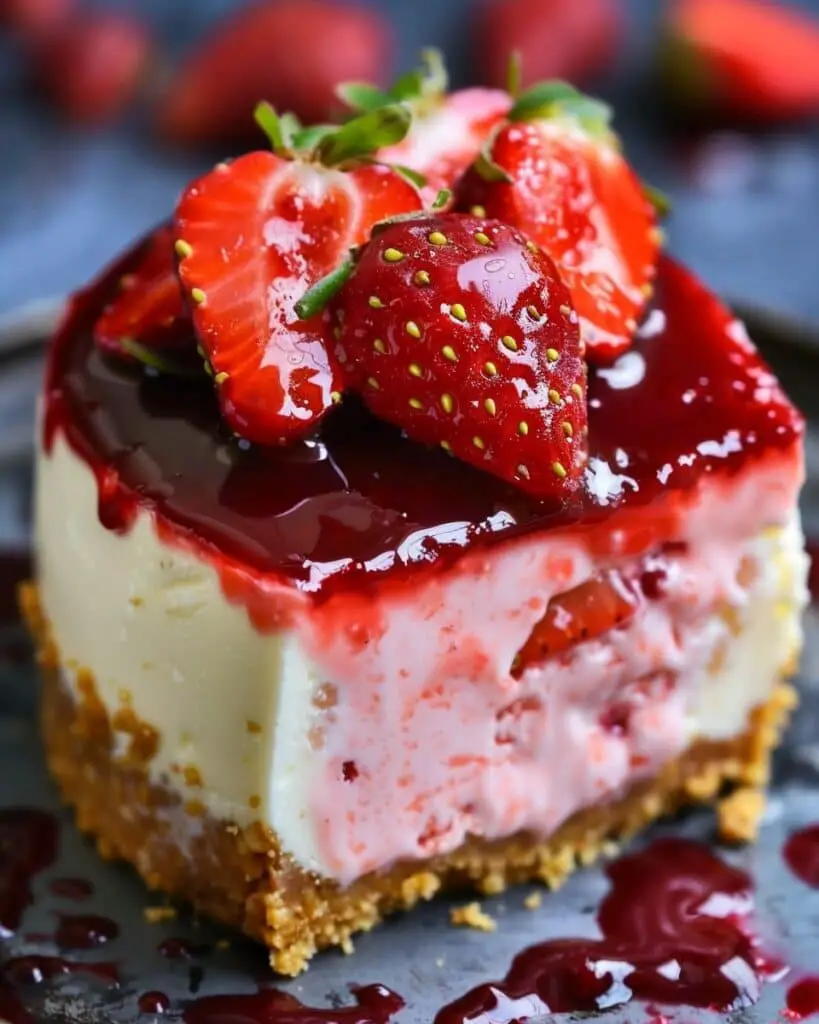 No-Bake Strawberry Delight