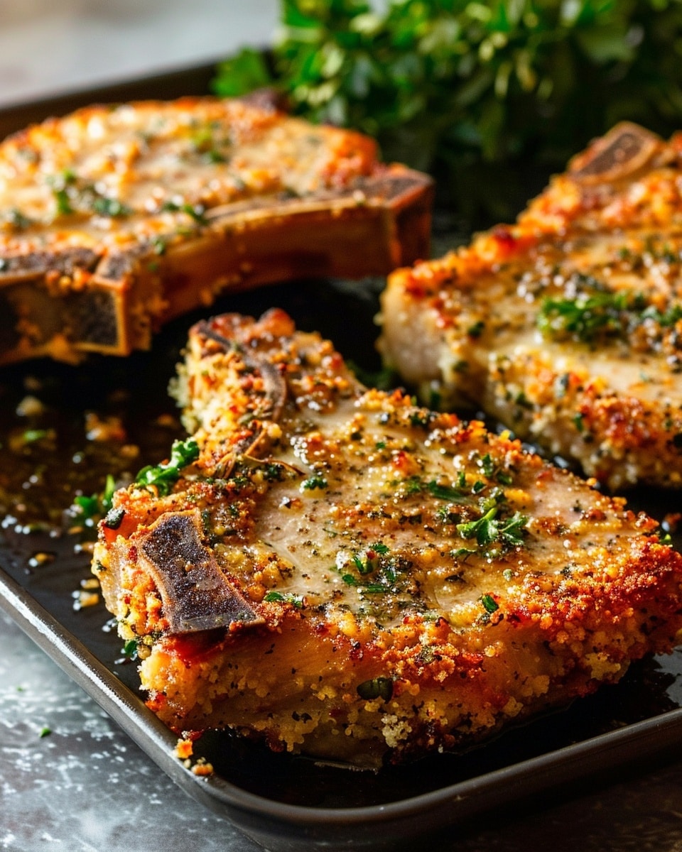 Parmesan Baked Chicken Chops