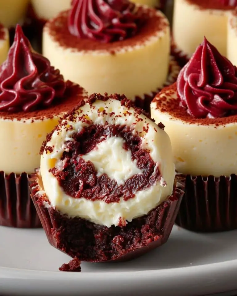 Ho to make Red Velvet Cheesecake Bites