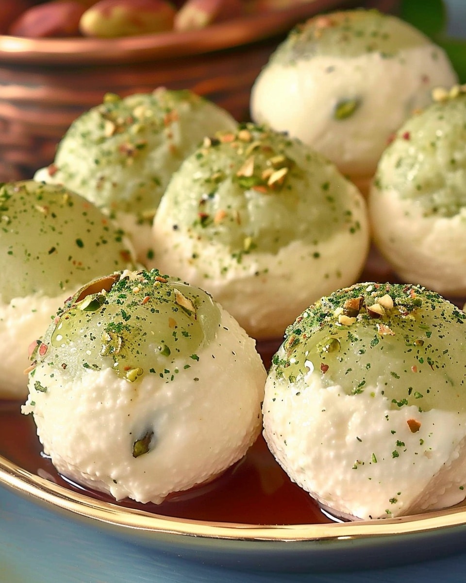 Ricotta Pistachio Honey Bites