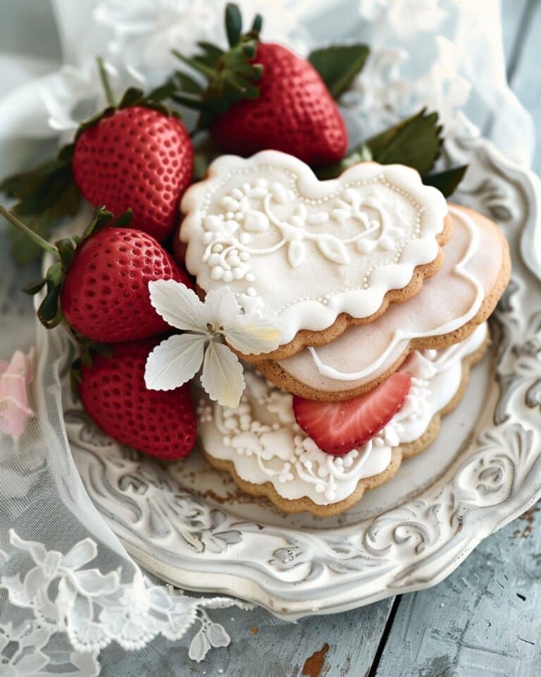 Strawberry Cut Out Cookies