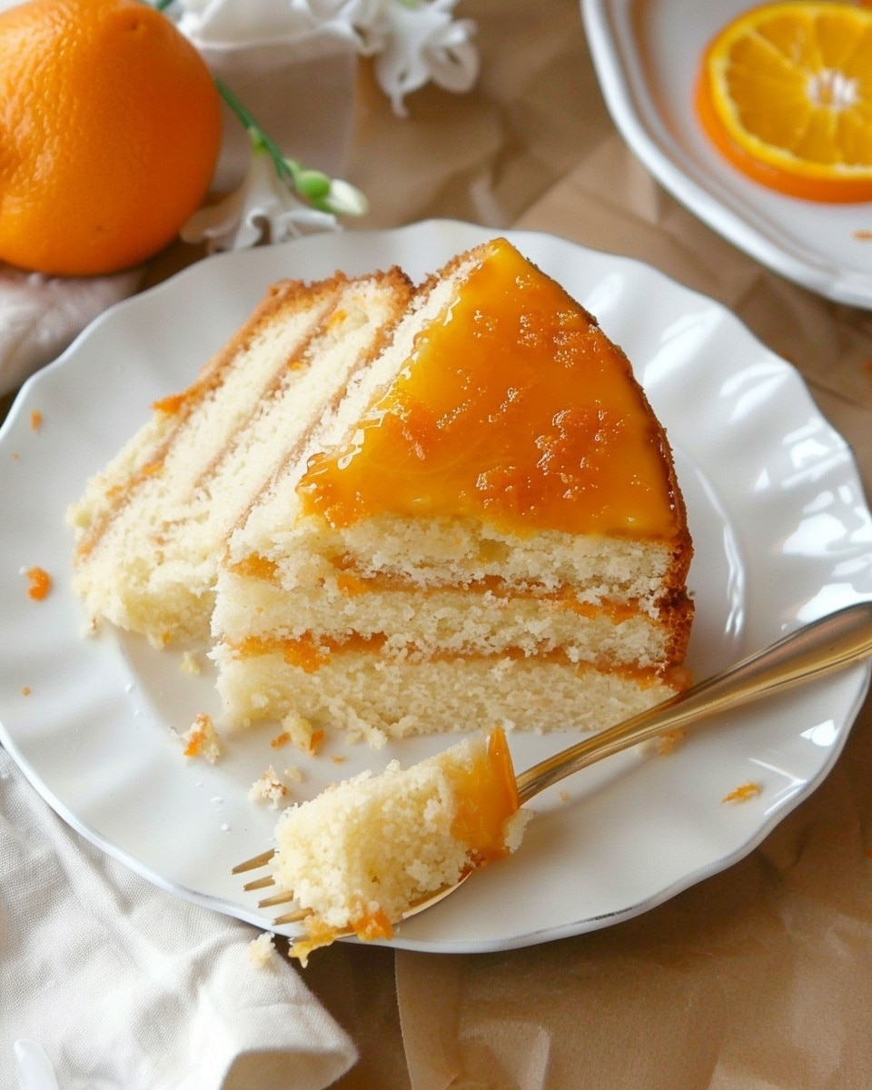 Super Moist & Fluffy Orange Cake