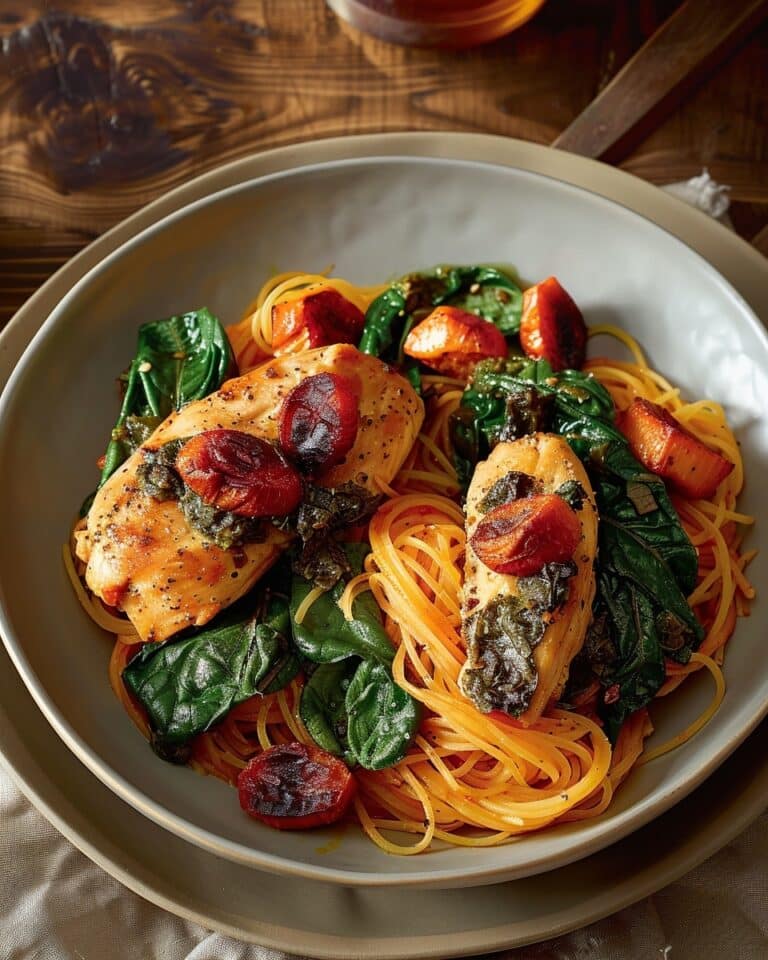Tuscan Chicken and Spaghetti Squash