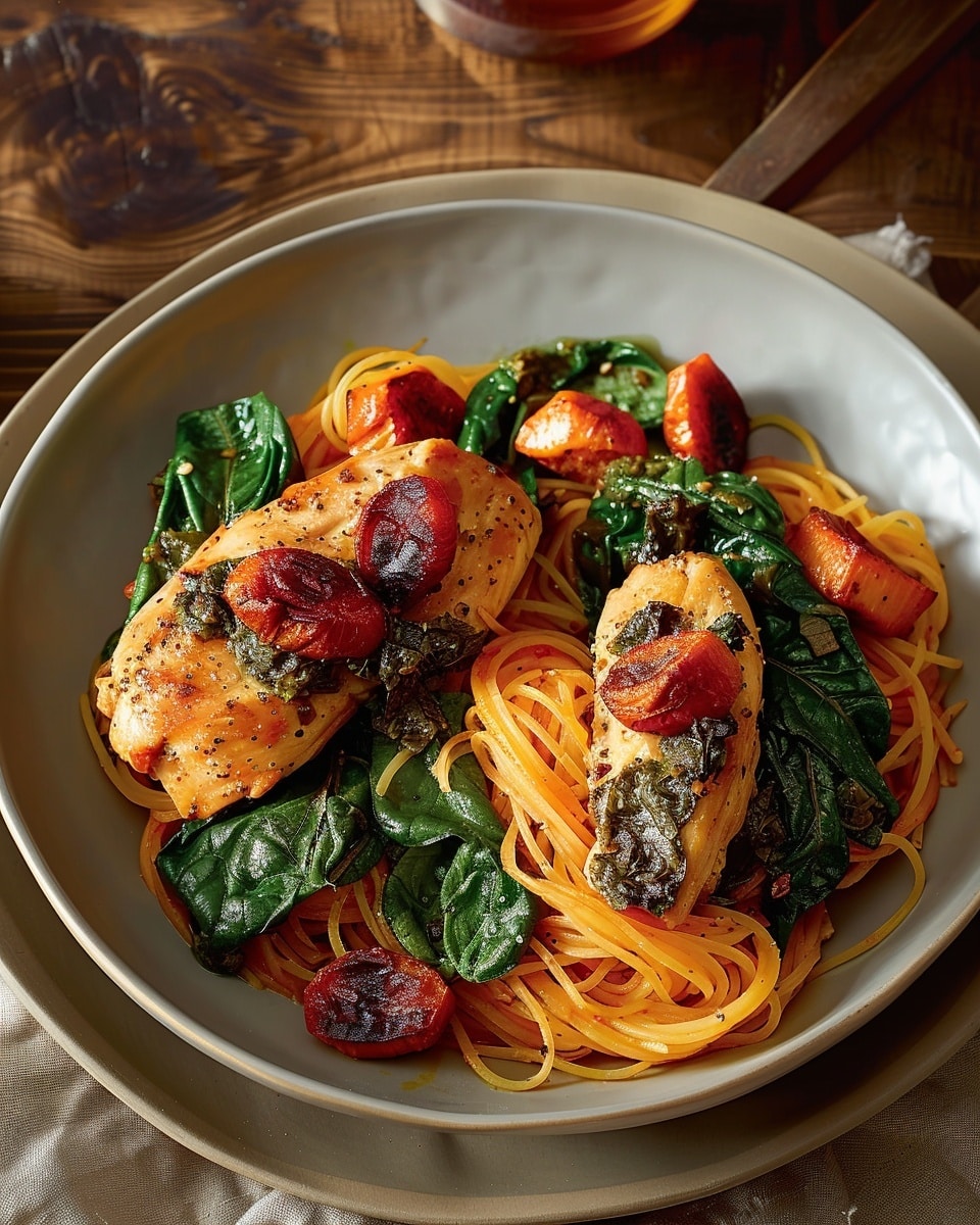 Tuscan Chicken and Spaghetti Squash