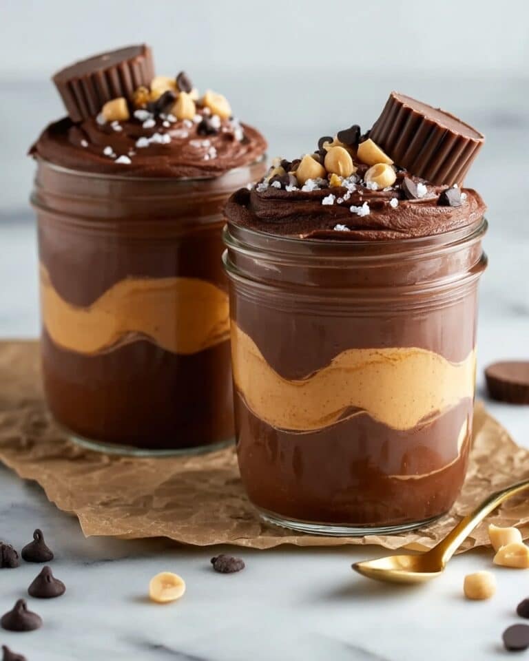 No-Bake Chocolate Peanut Butter Mousse: High-Protein Dessert Recipe