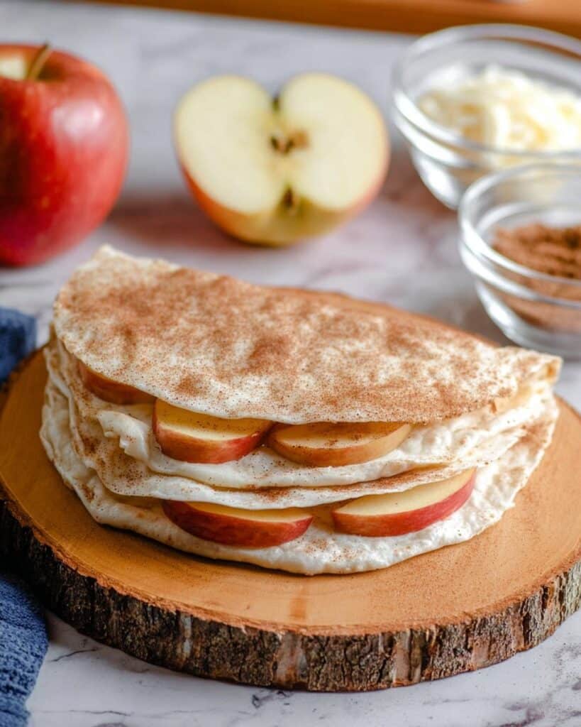 Apple Cheesecake Breakfast Quesadillas Recipe