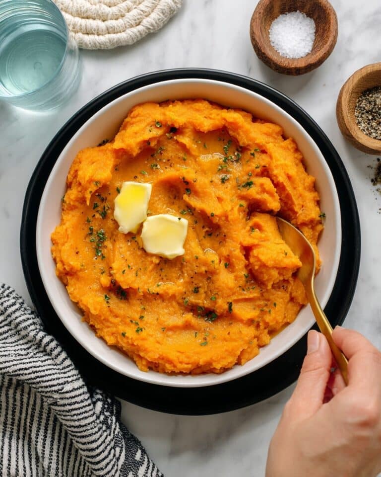 Vegan Mashed Sweet Potatoes Recipe