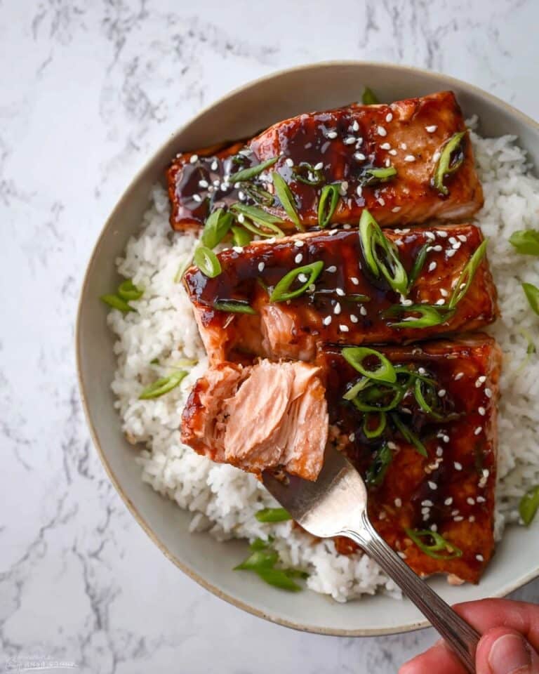 Baked Salmon with Honey-Garlic Glaze Recipe