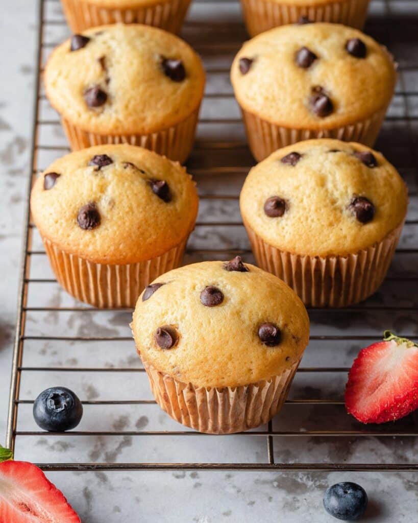 Cottage Cheese Pumpkin Muffins with Chocolate Chips Recipe