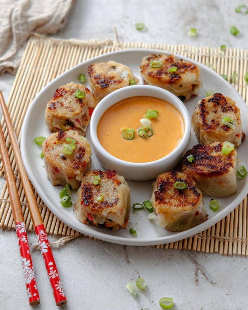 Crispy Spicy Crab Rice Paper Rolls Recipe