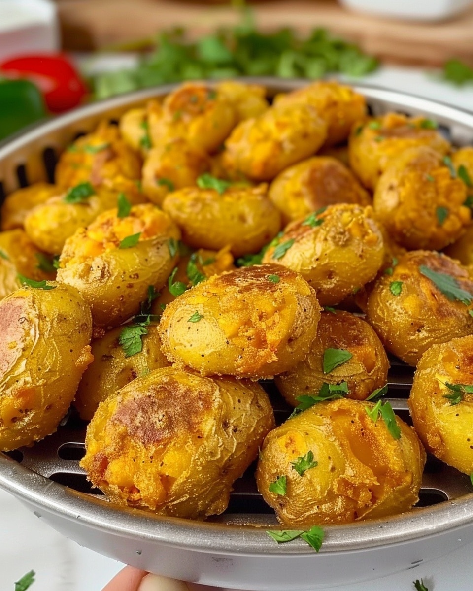Air Fryer Crispy Baby Potatoes