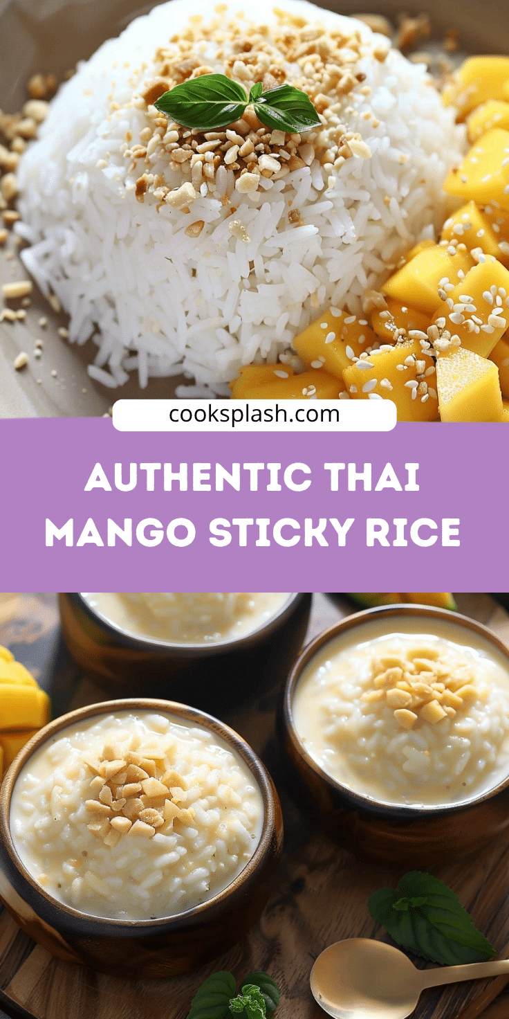 Authentic Thai Mango Sticky Rice | Cook Splash