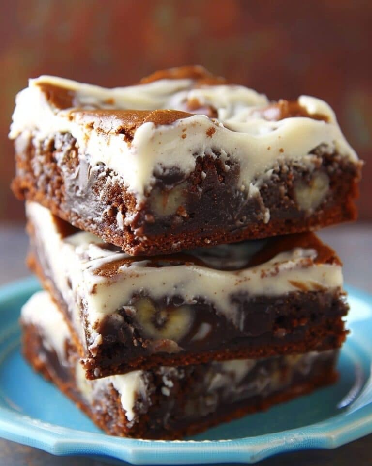 Banana Bread Brownies with Brown Butter Frosting