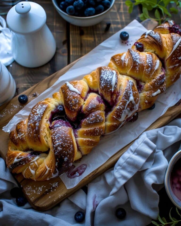 Blueberry Cream Cheese Danish