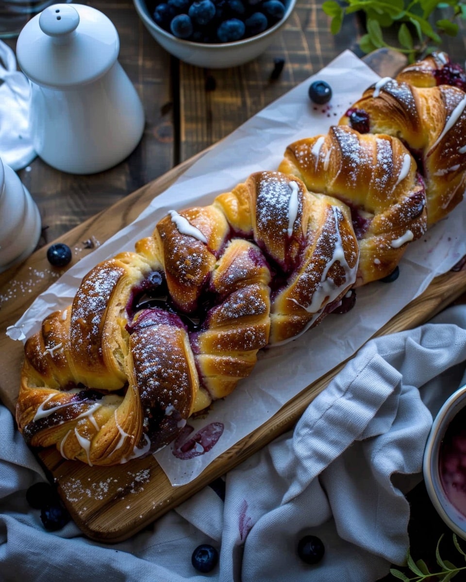 Blueberry Cream Cheese Danish