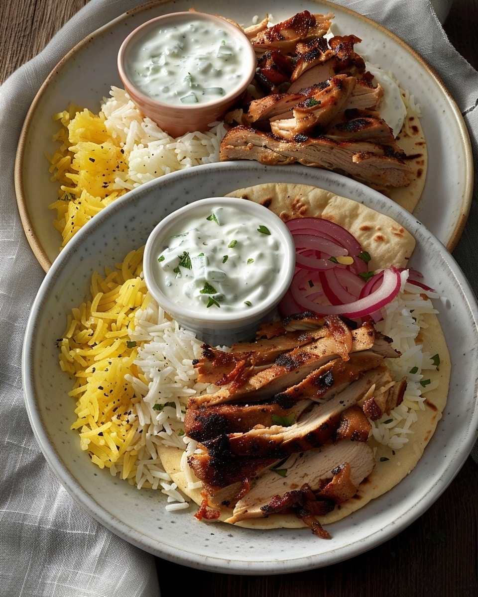 Chicken Gyro Bowl (Easy Greek Chicken Gyros Recipe)