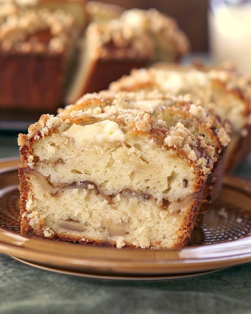Cream Cheese Banana Bread with Crumb Topping